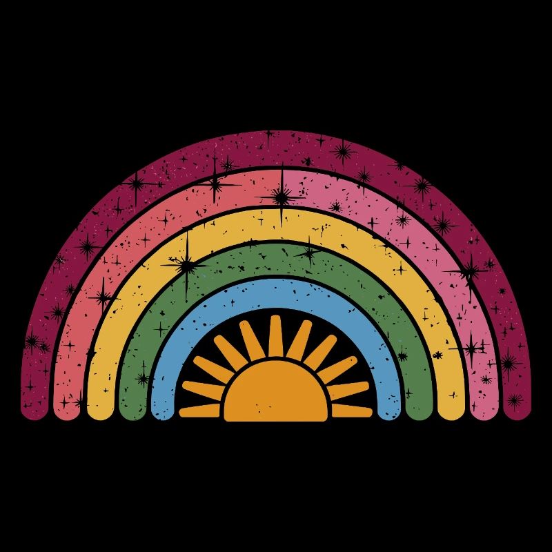 Regenbogen Sonne: Farbenfroher Morgen