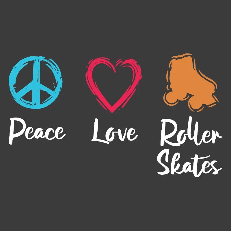 Frieden Liebe Rollerskates