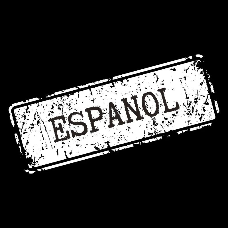 Lettrage Español minimaliste