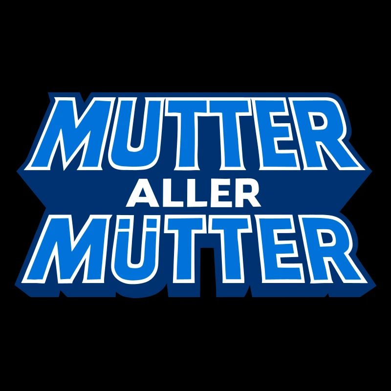 Mère de toutes les conceptions de lettrage de mère