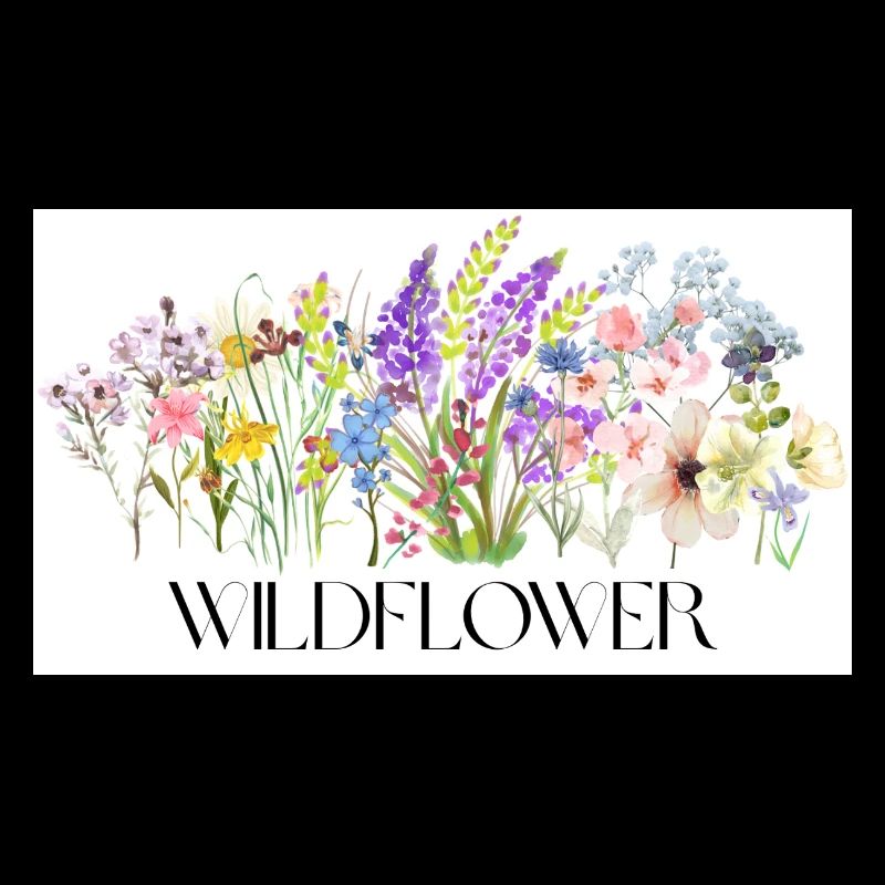 Blumenwiese Aquarell-Design