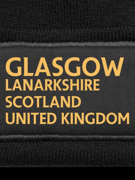 Glasgow – Scotland Textdesign