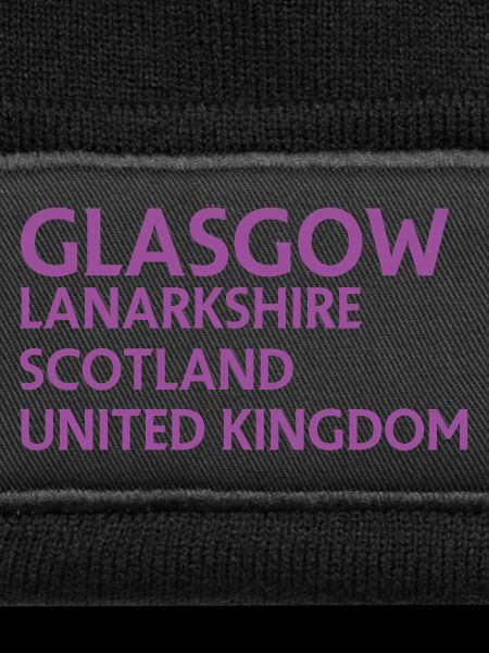 Glasgow – Scotland Textdesign