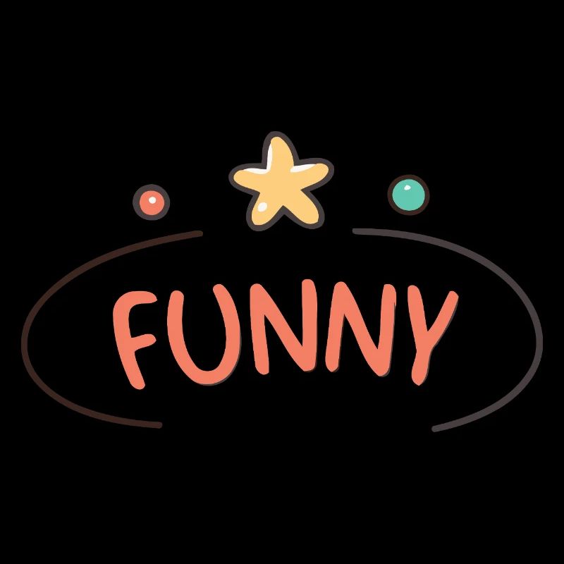 Funny Playful Star Lettering