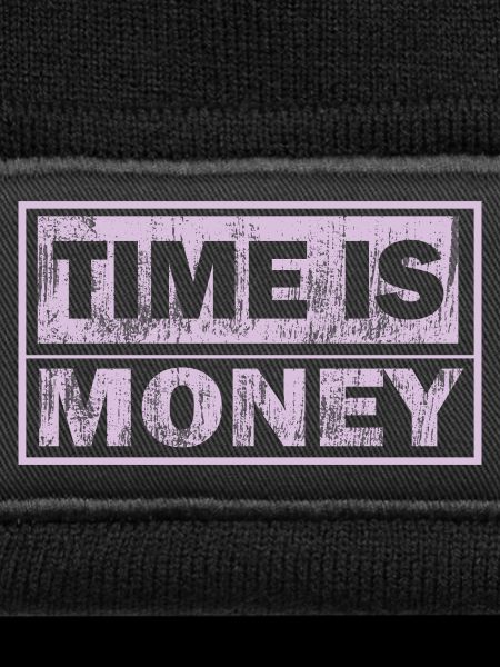 Zeit ist Geld Neon-Panel