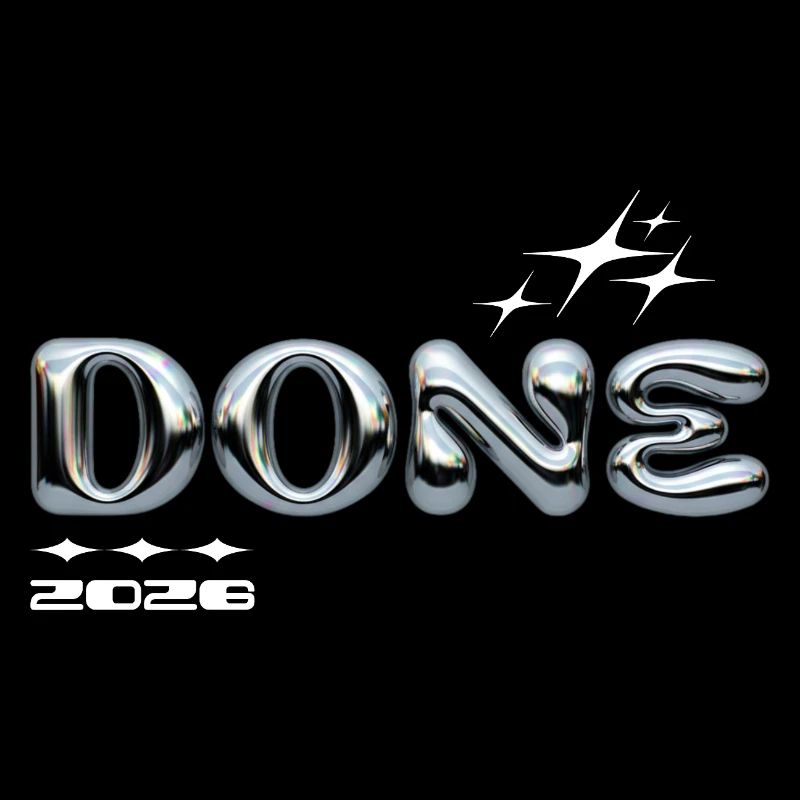 Finished 2028 Chrome Bubble Design