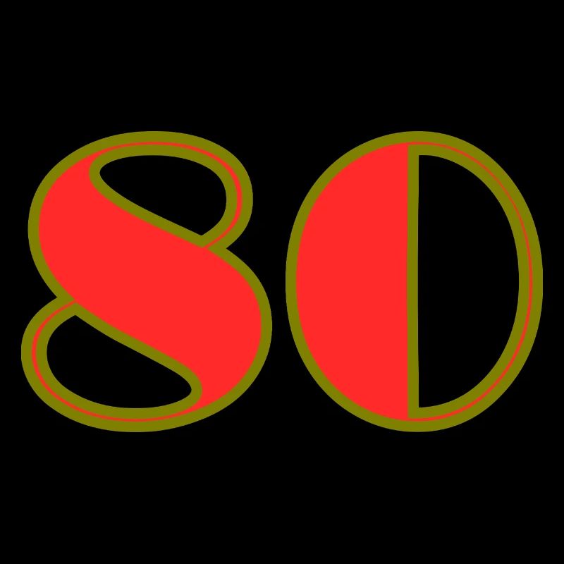 80. 80 ANS. 80e ANNIVERSAIRE. ANNIVERSAIRE 80 ANS.
