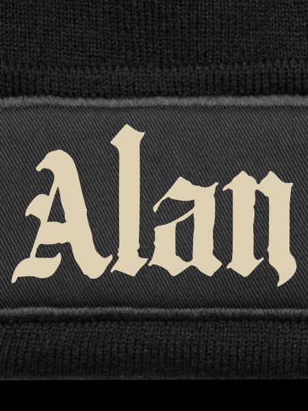 Alan Gothic Lettering