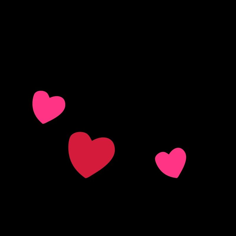 music notes hearts