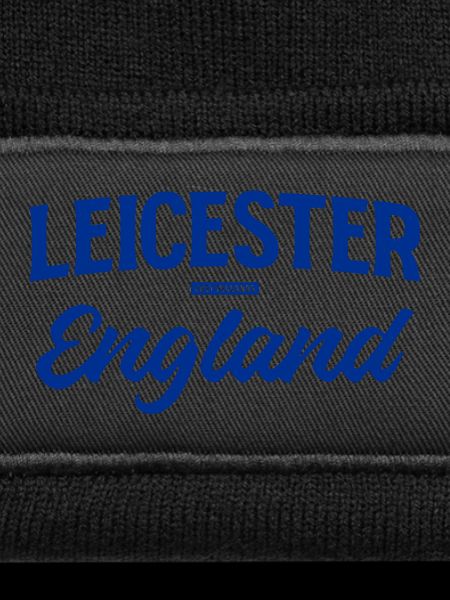 Leicester England Script Logo