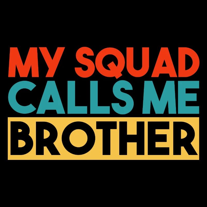 Mon escouade m’appelle Brother Typographie rétro