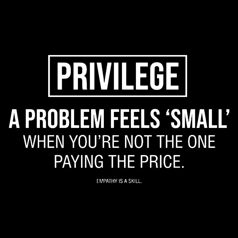 Empathie Statement Typografie