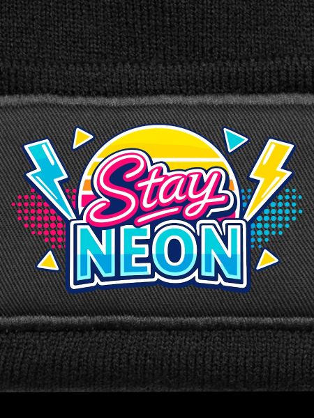 Stay Neon Retro Burst