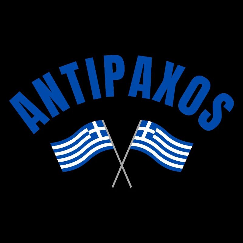 Drapeaux grecs Antipaxos