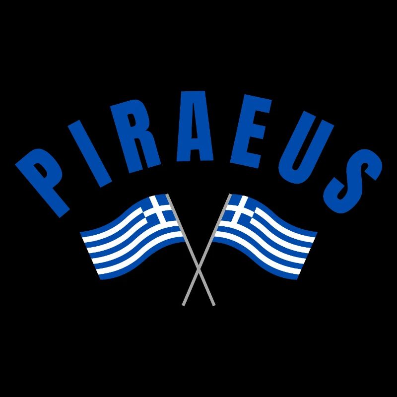 Piraeus Harbour Waves Emblem
