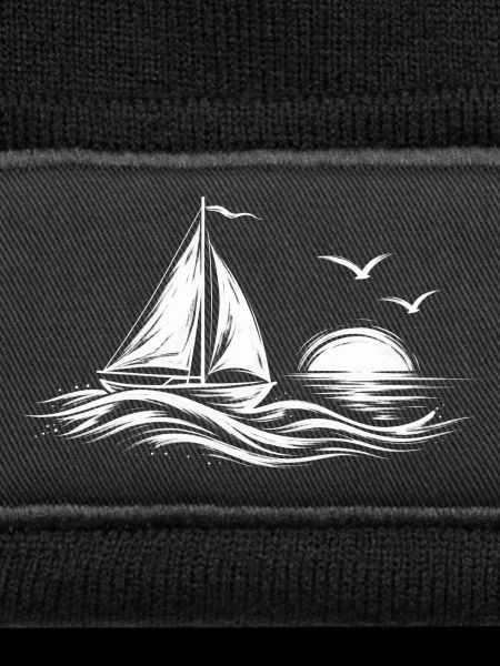 Segelboot am Abend – Silhouette