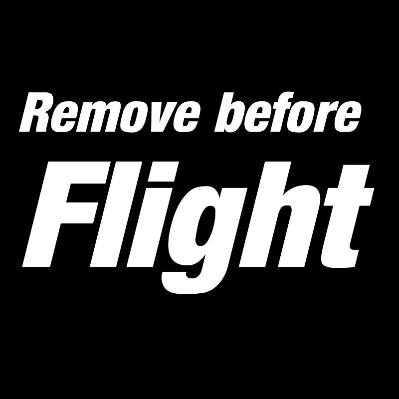 Remove before Flight Renard Idée de cadeau pilot