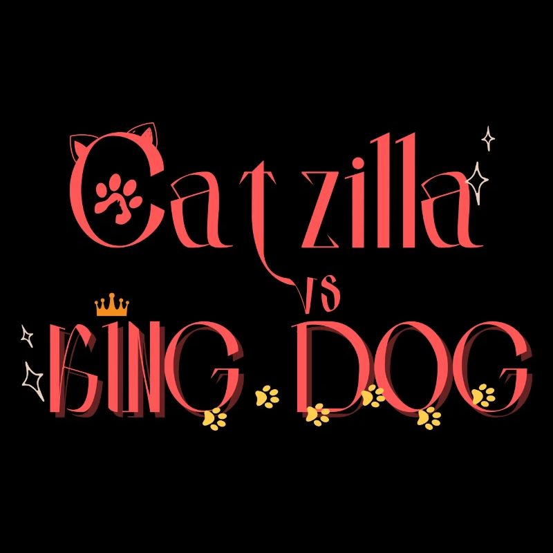 Catzilla vs Roi Chien