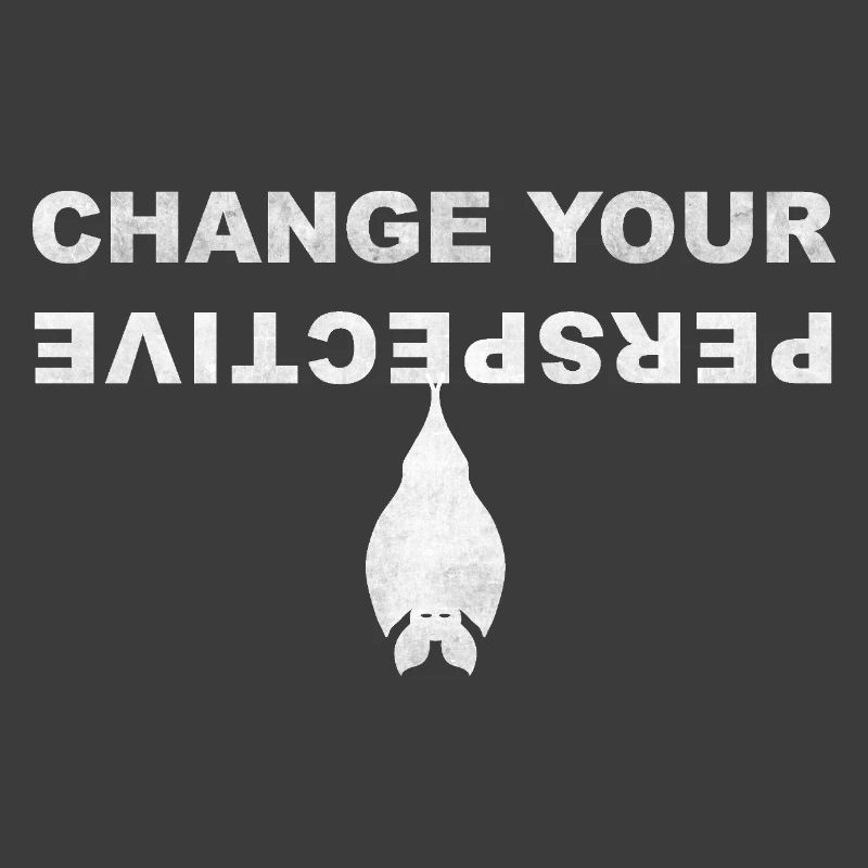 Change Your Perspective Bat Bat Mouse | White