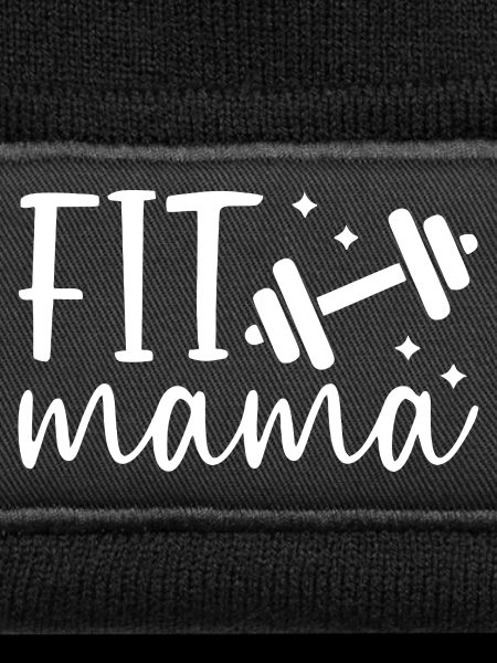 Fit Mama with Dumbbell