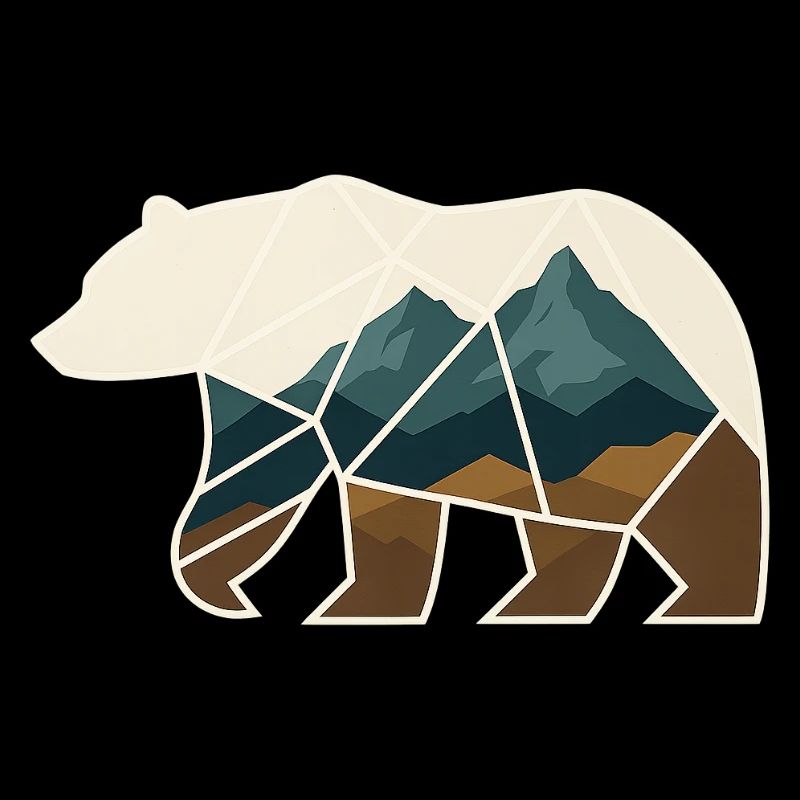Bear Design Geometric