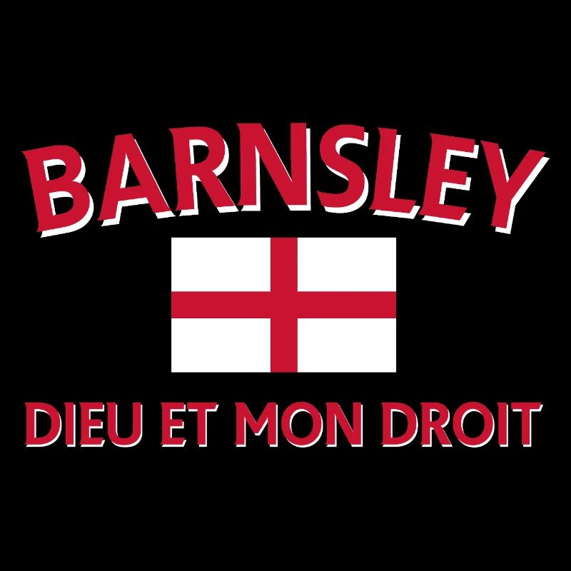 Barnsley-Emblem England-Flagge