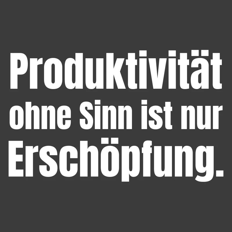 Déclaration typographique de productivité avec objectif