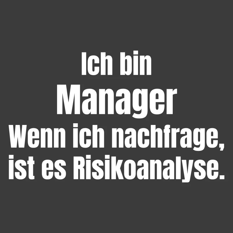 Ich bin Manager Risikoanalyse