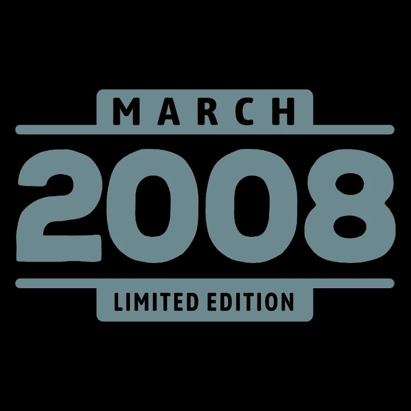 Édition limitée cadeau d’anniversaire de mars 2008