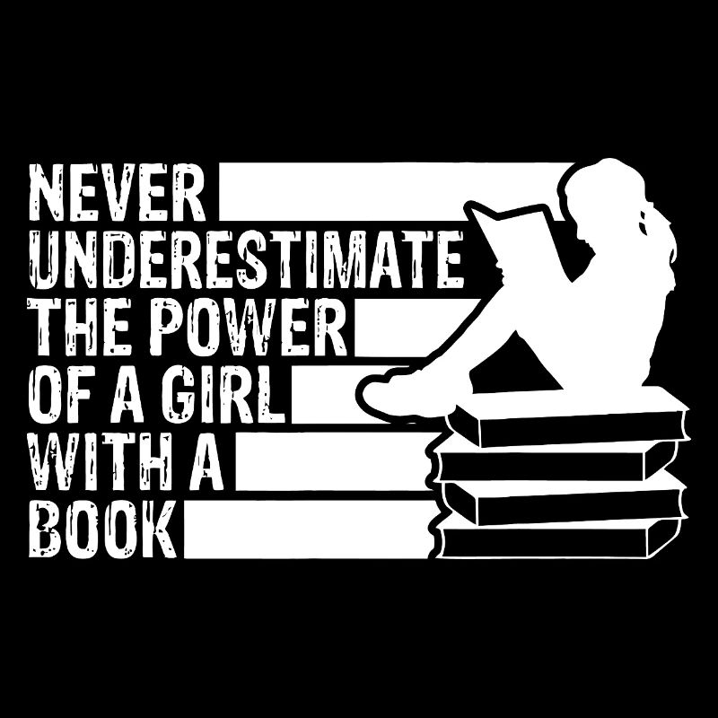 Girl Power mit einem Buch