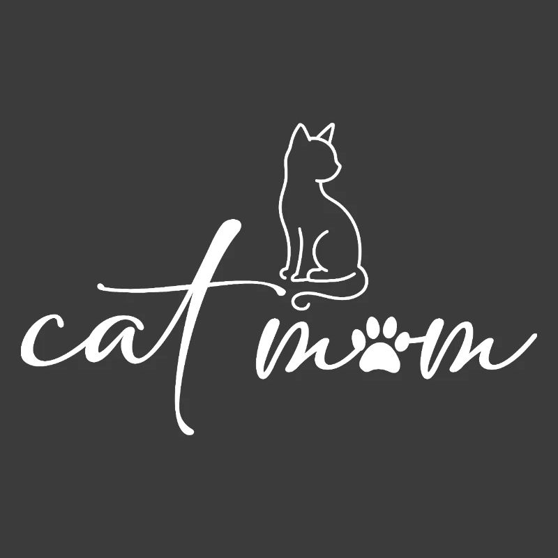 Silhouette de la Chat Logo Chat