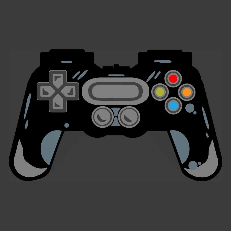 Retro Controller Silhouette