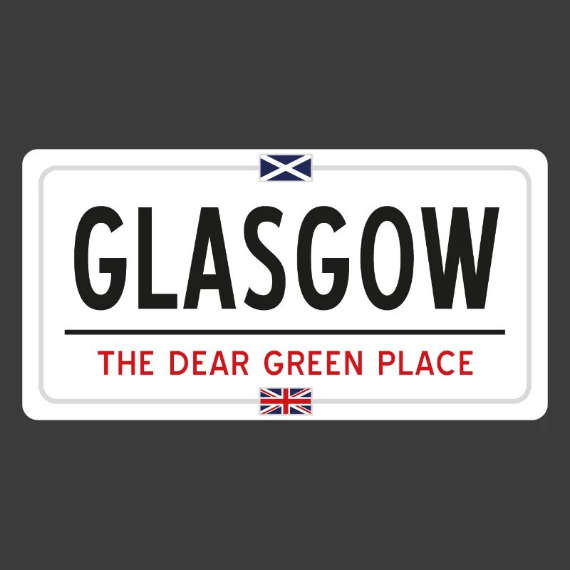 Signe de nom de lieu de Glasgow