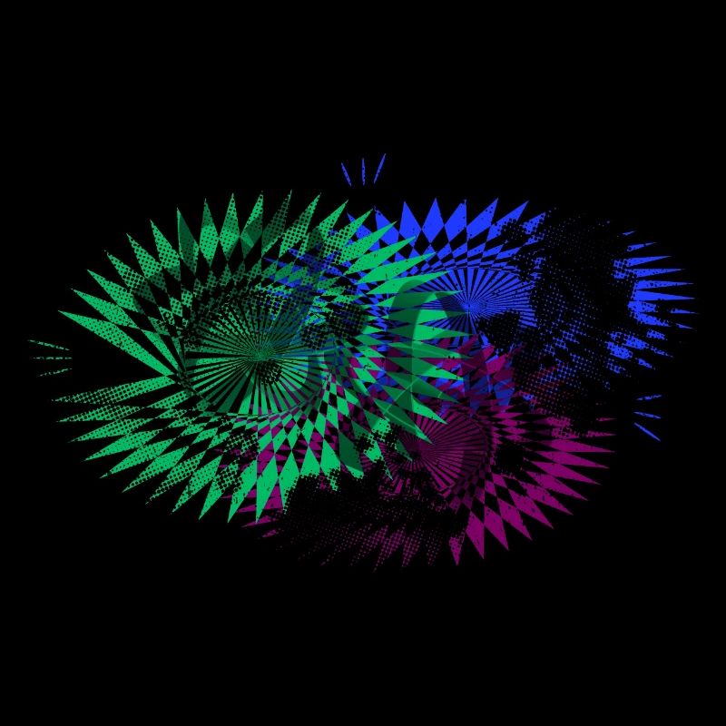 modèle de mode d’art du chaos