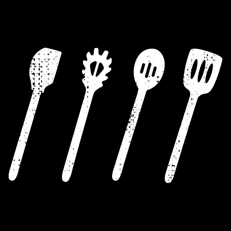 Wooden Spoon Set Drawing