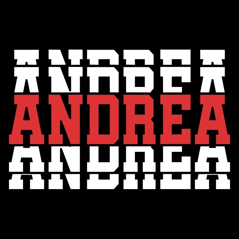 t-shirt Andrea t-shirt gift idea stacked text