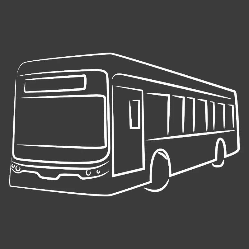 Bus Strichzeichnung