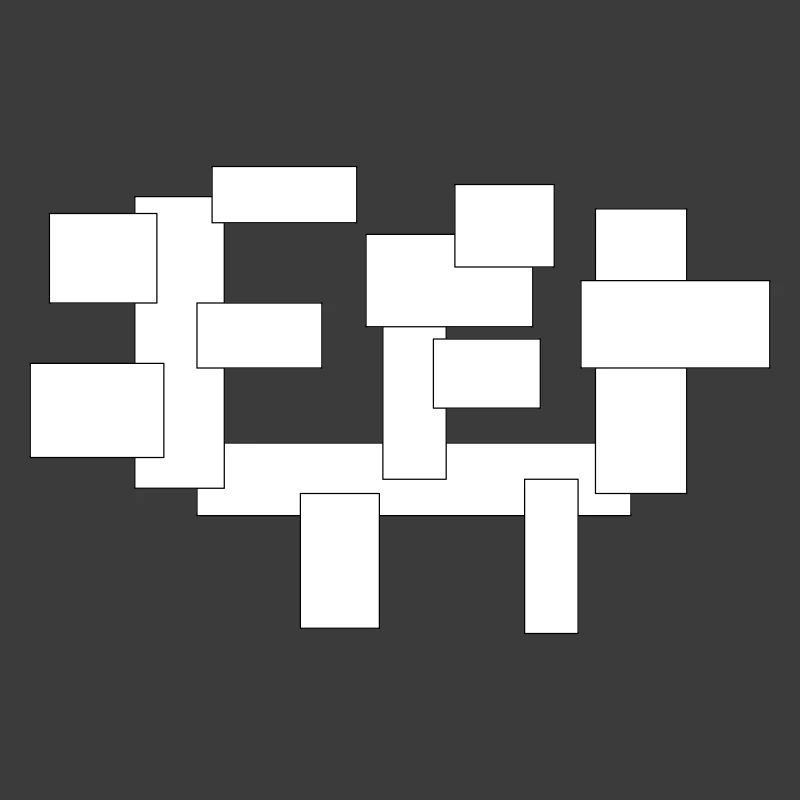 rectangles just squares in composition