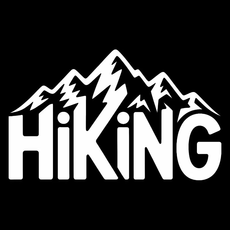 Typographie de randonnée - Hiking Design