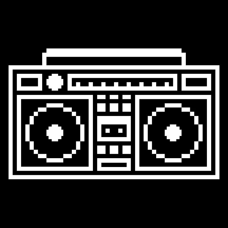 Ghetto Blaster : Rétro, musique et style pixel