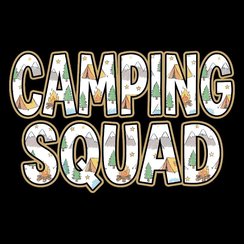 Camping Squad Tent Evening