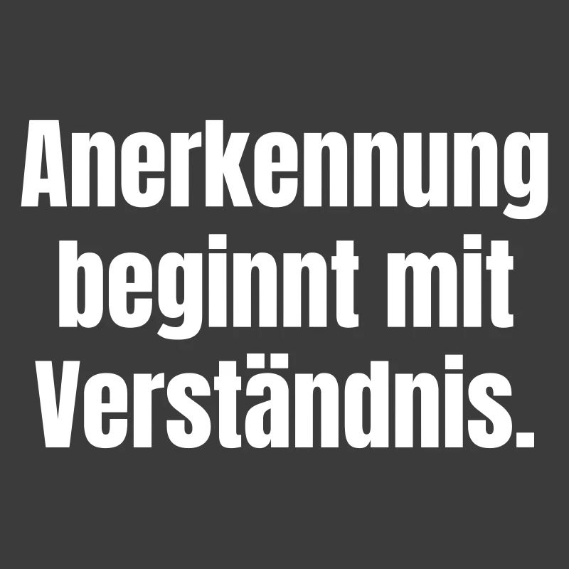 Recognition begins with understanding