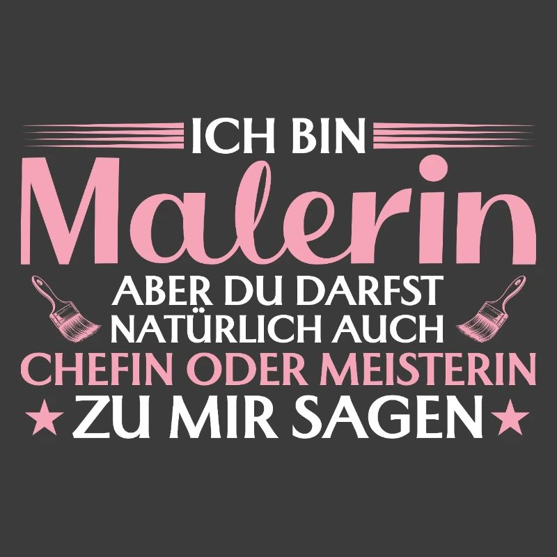 Handwerkerin Chefin oder Meisterin - Malerin