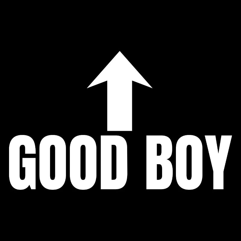 Good Boy Arrow Up Funny