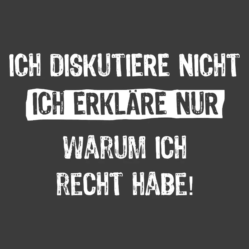 I don't discuss, I just explain why I