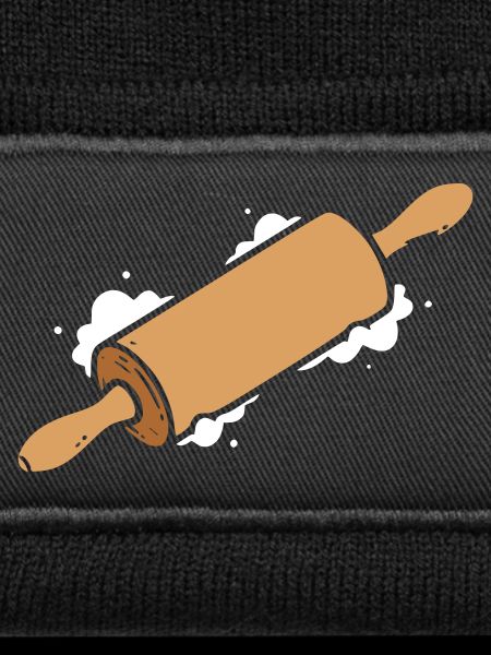 Rolling pin simple icon