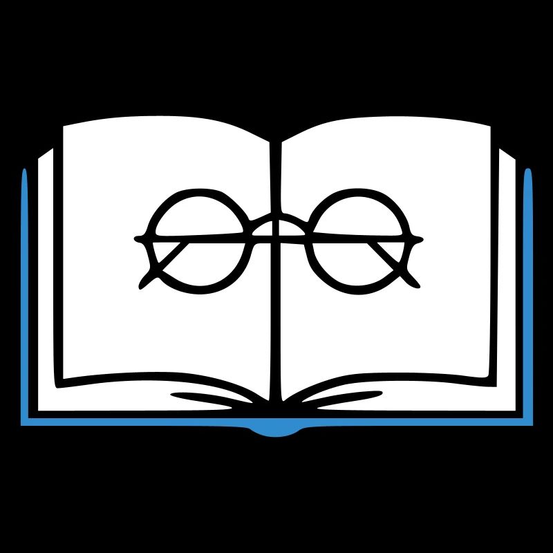 Buch und Brille Outline