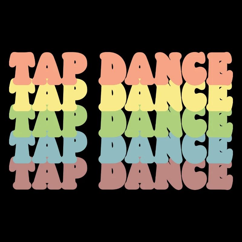 Pastell Regenbogen Tap Dance