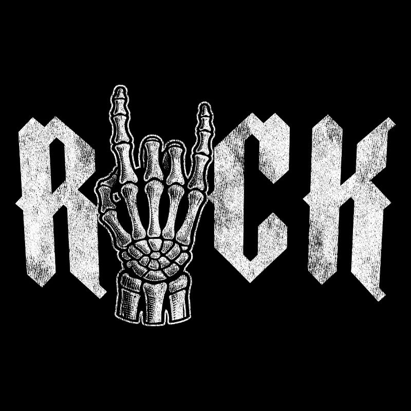 Rockmusik-Symbol Lustig