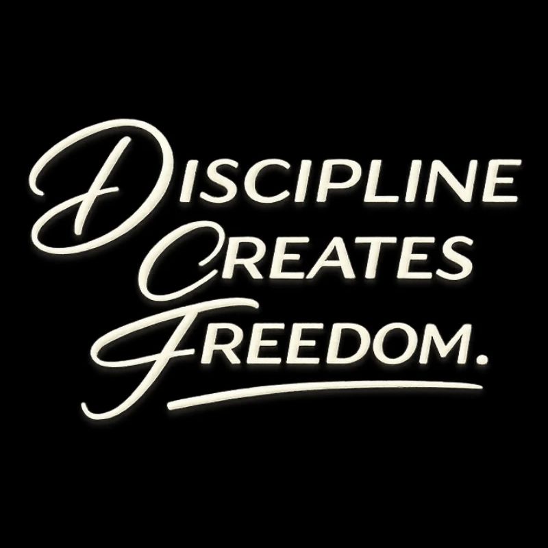 Discipline Creates Freedom Script